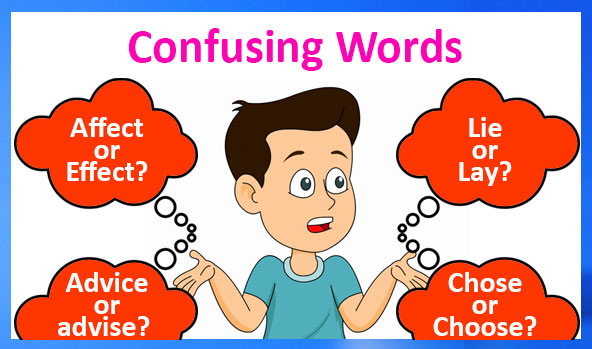 25 words that english speakers often confuse