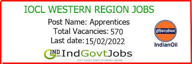 iocl western region recruitment 2022 