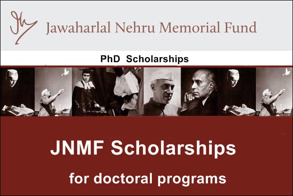 jawaharlal nehru scholarships for doctoral studies