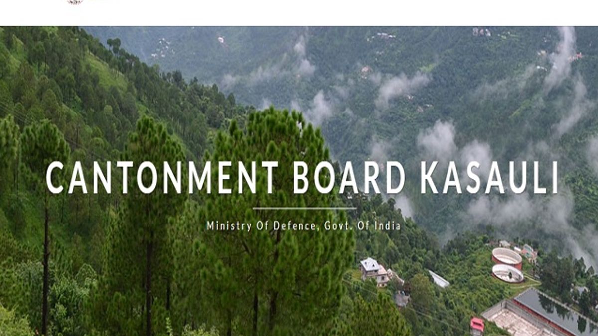 cantonment board kasauli, functioning under the ministry of defence , recruitment 2020