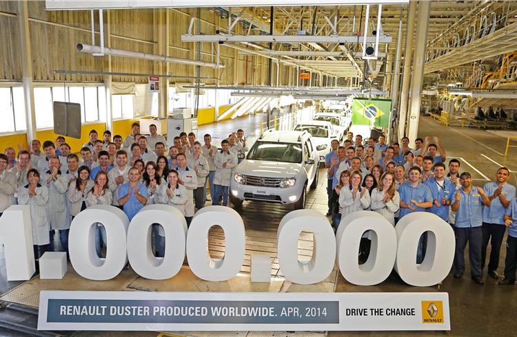 one million renault dusters in four years