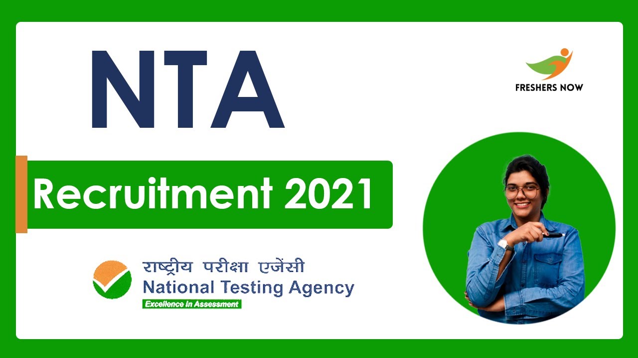 national testing agency recruitment 2021