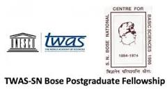 twas -  s.n. bose postgraduate fellowships 