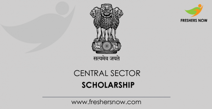 central sector scheme of scholarship for college and university students