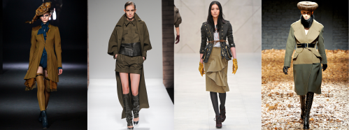 fashion goes regimental: the military trend