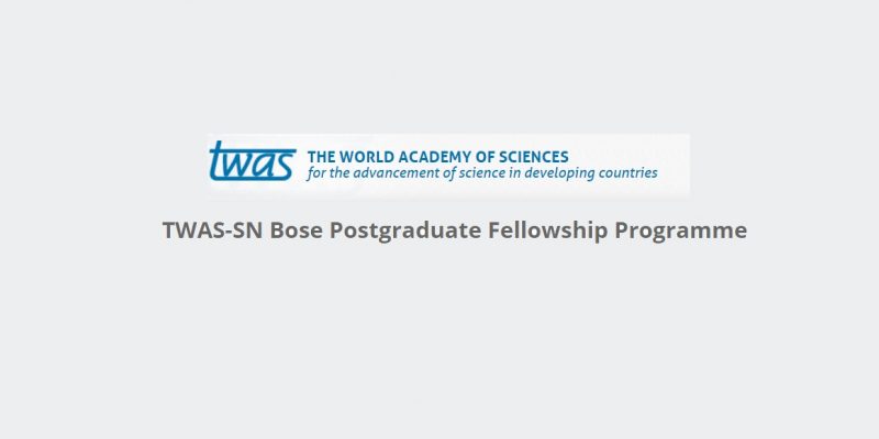 twas-sn-bose-postgraduate-fellowship-programme