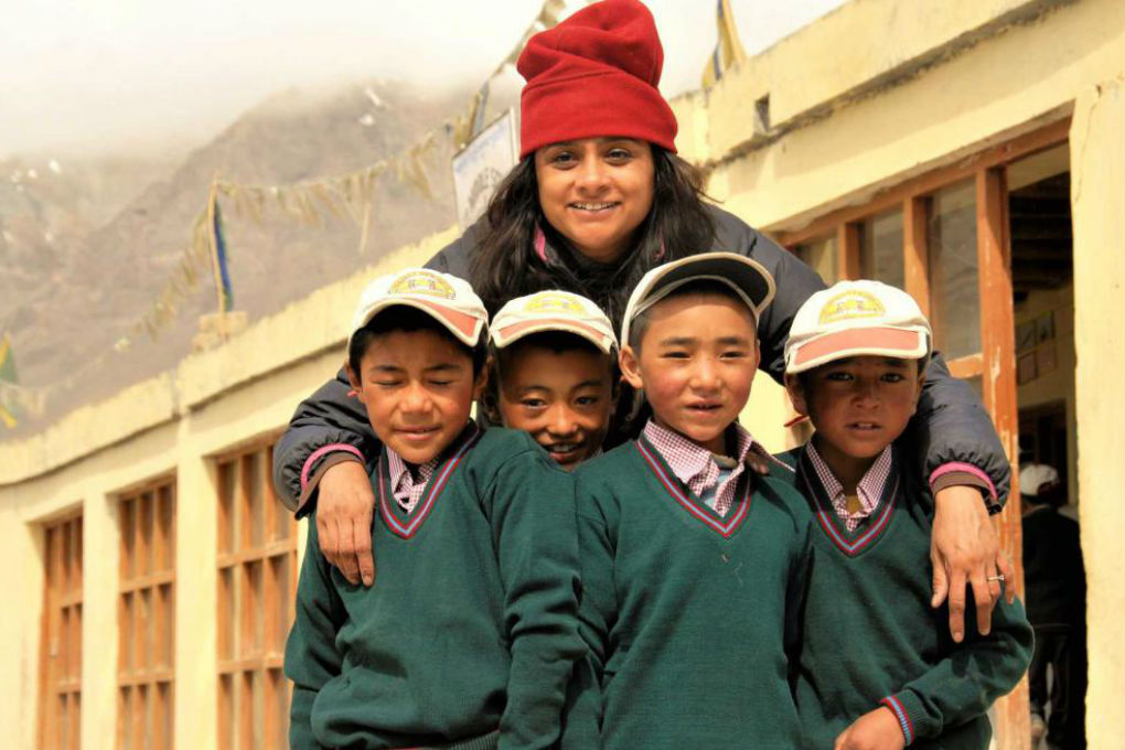 taking education for disadvantaged children to new heights - 17,000 ft. to be precise!